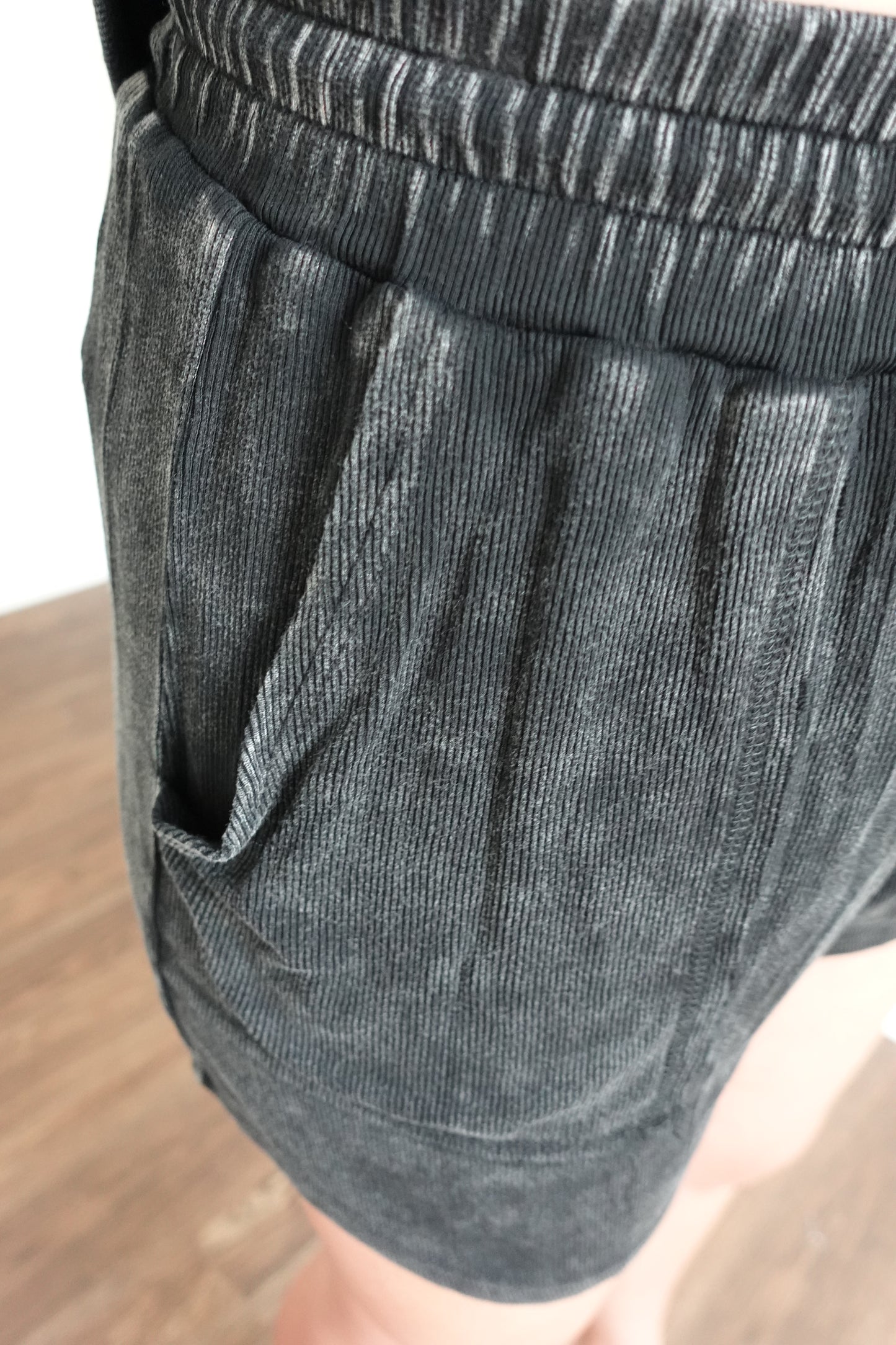◈ Ribbed Matching Set in Black