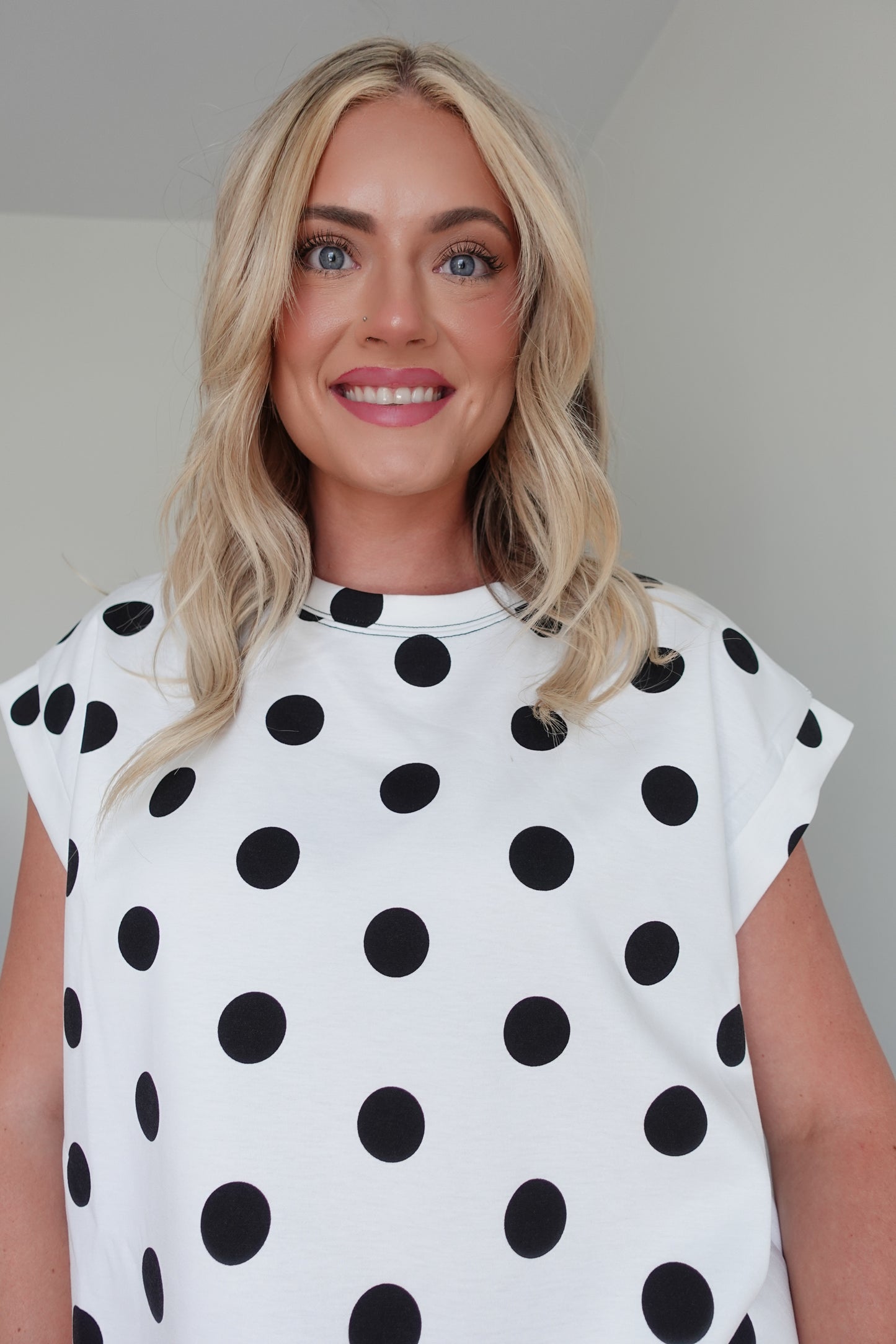 🖤 Polka Dot Scuba Set in Black & White