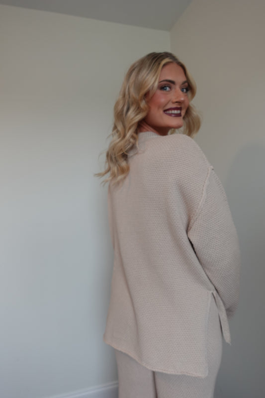Waffle Knit Matching Set