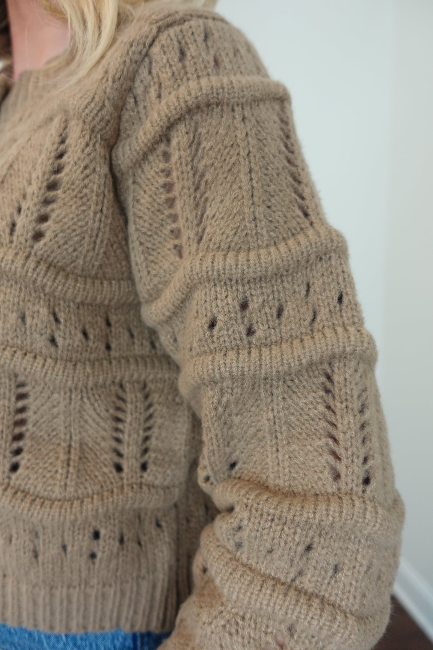 🍂 Pointelle Sweater