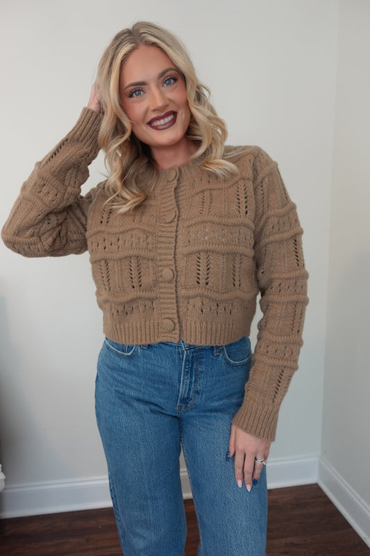 Pointelle Sweater