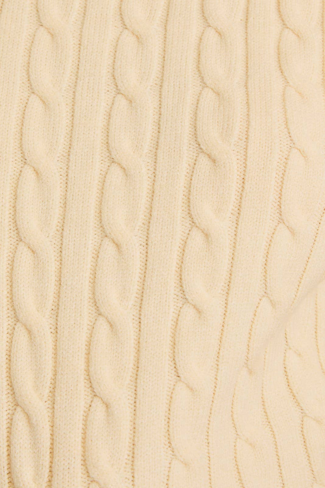 🧶 Short Sleeve Cream Cable Knit Sweater
